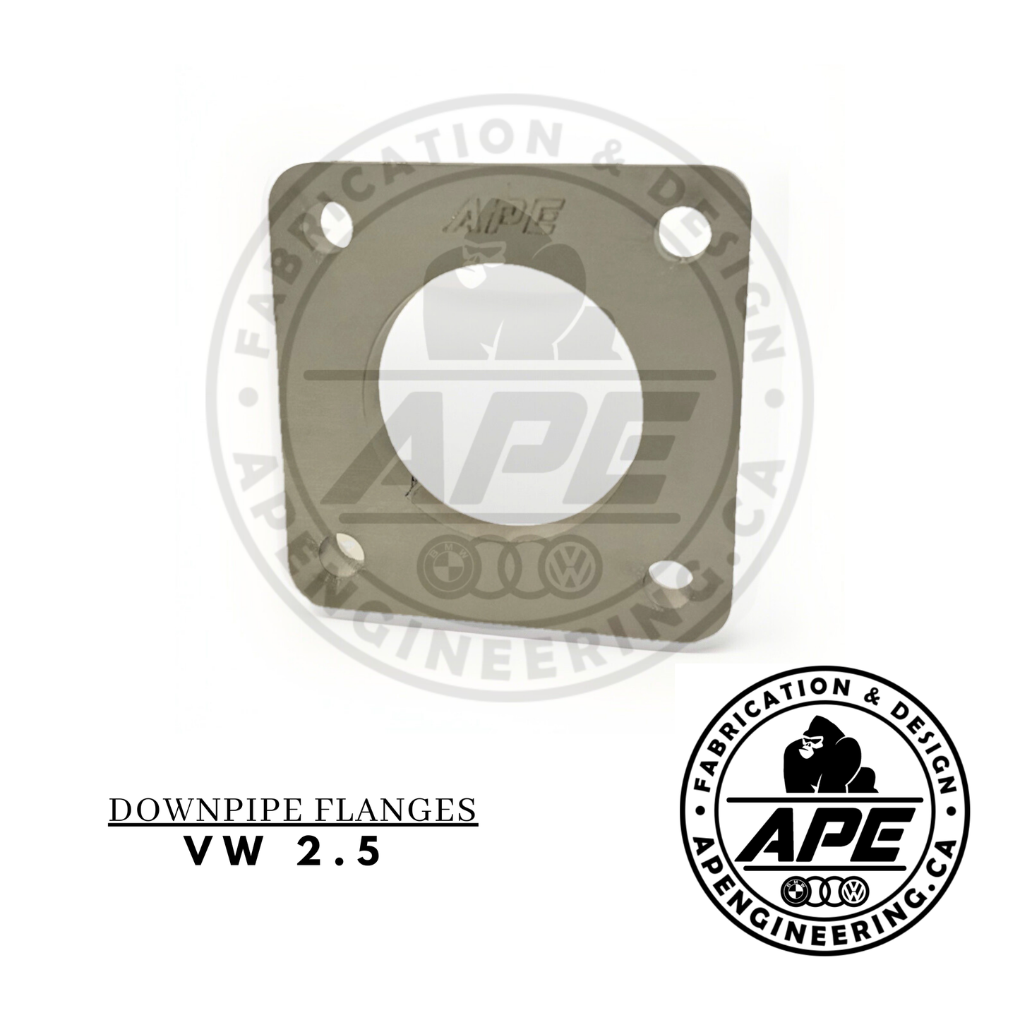 VW 2.5 DOWNPIPE FLANGE - STAINLESS STEEL