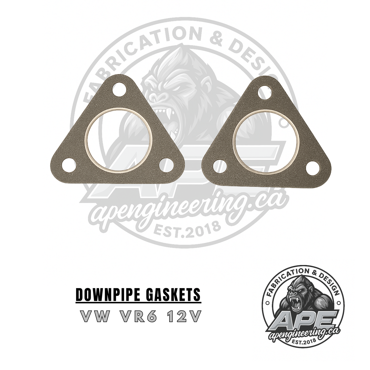 VW VR6 12v 2.8 DOWNPIPE GASKETS