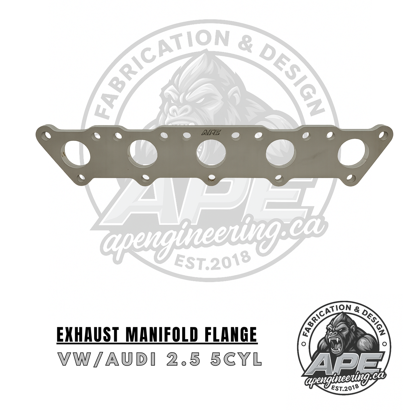 VW / AUDI 2.5 07k stainless steel exhaust manifold flange