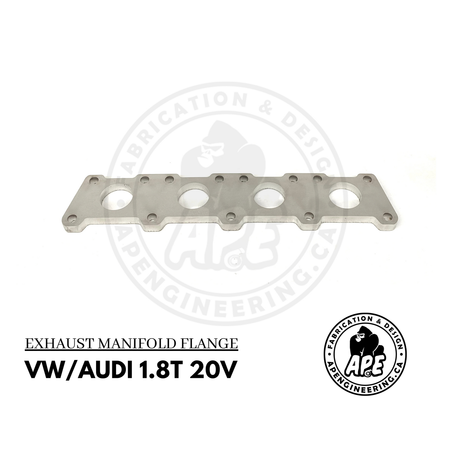 VOLKSWAGEN VW 1.8T 20V EXHAUST MANIFOLD FLANGE - 1/2 STAINLESS STEEL