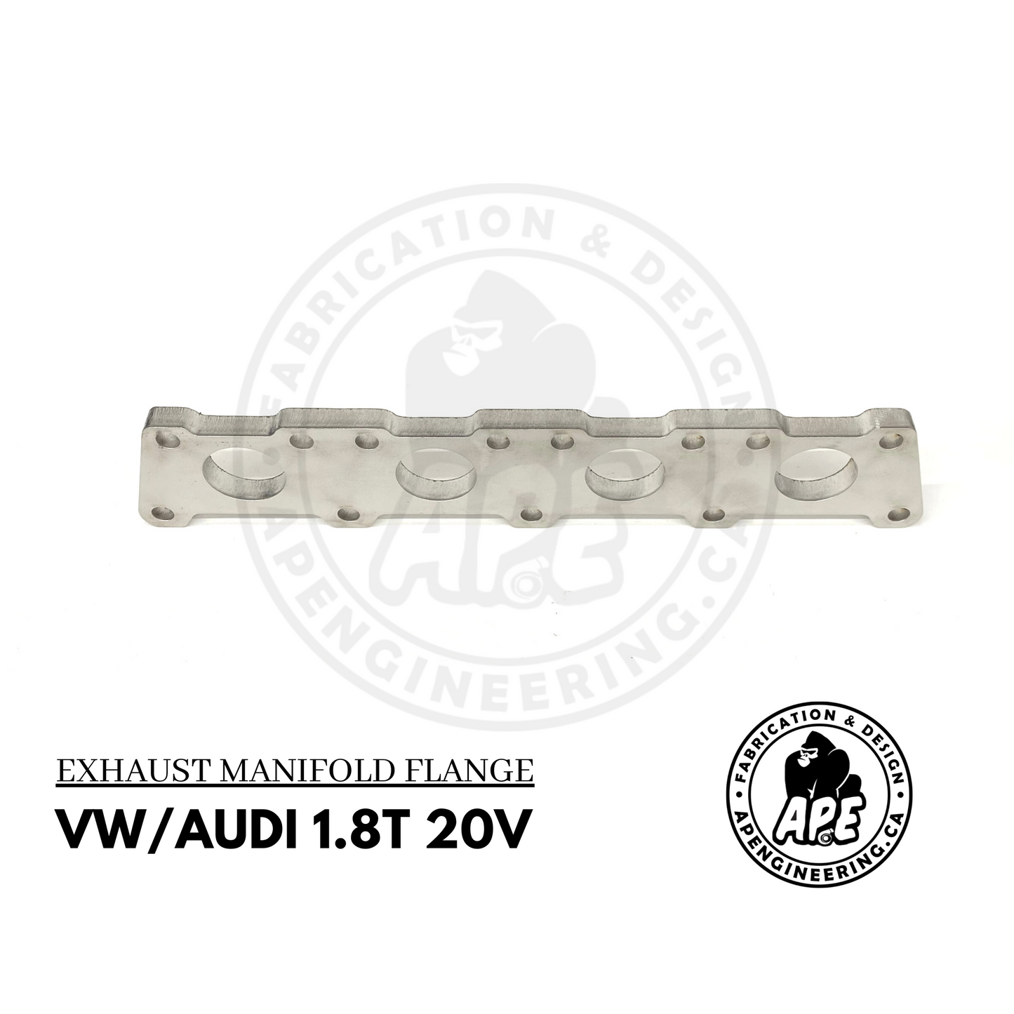 VOLKSWAGEN VW 1.8T 20V EXHAUST MANIFOLD FLANGE - 1/2 STAINLESS STEEL