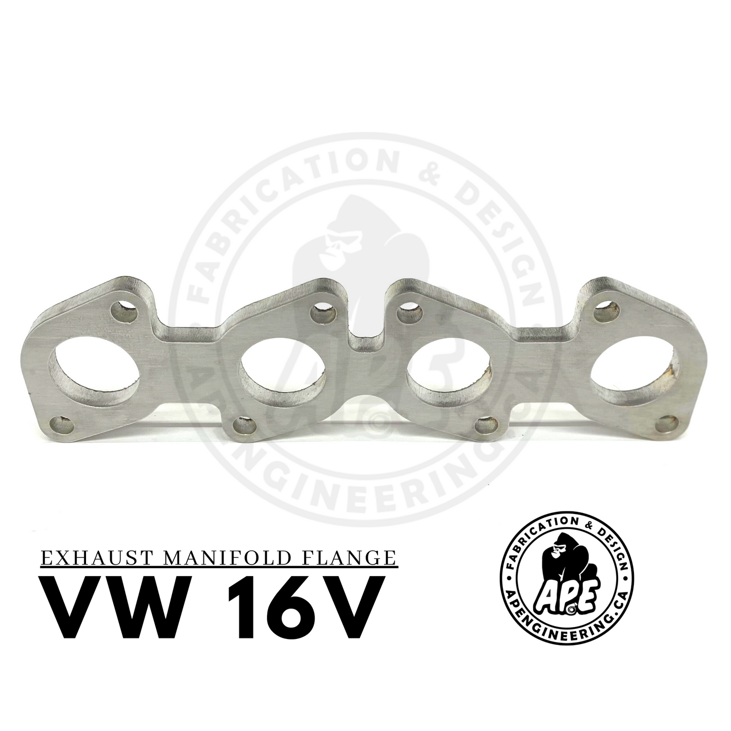 VOLKSWAGEN VW 16V EXHAUST MANIFOLD FLANGE - 1/2 STAINLESS STEEL