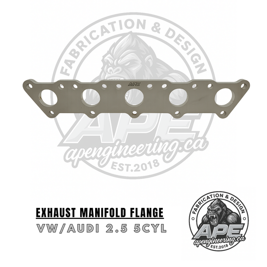 VW / AUDI 2.5 07k stainless steel exhaust manifold flange