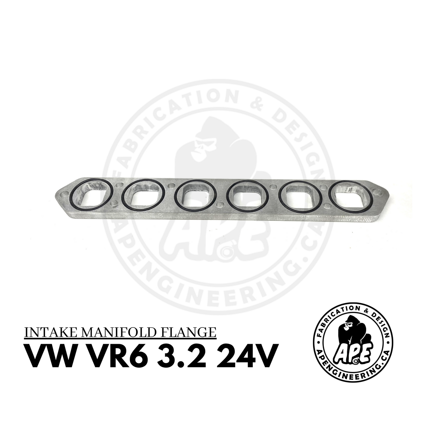 VOLKSWAGEN VW VR6 3.2 24V INTAKE MANIFOLD FLANGE - 1/2 ALUMINIUM