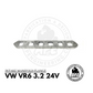 VOLKSWAGEN VW VR6 3.2 24V INTAKE MANIFOLD FLANGE - 1/2 ALUMINIUM