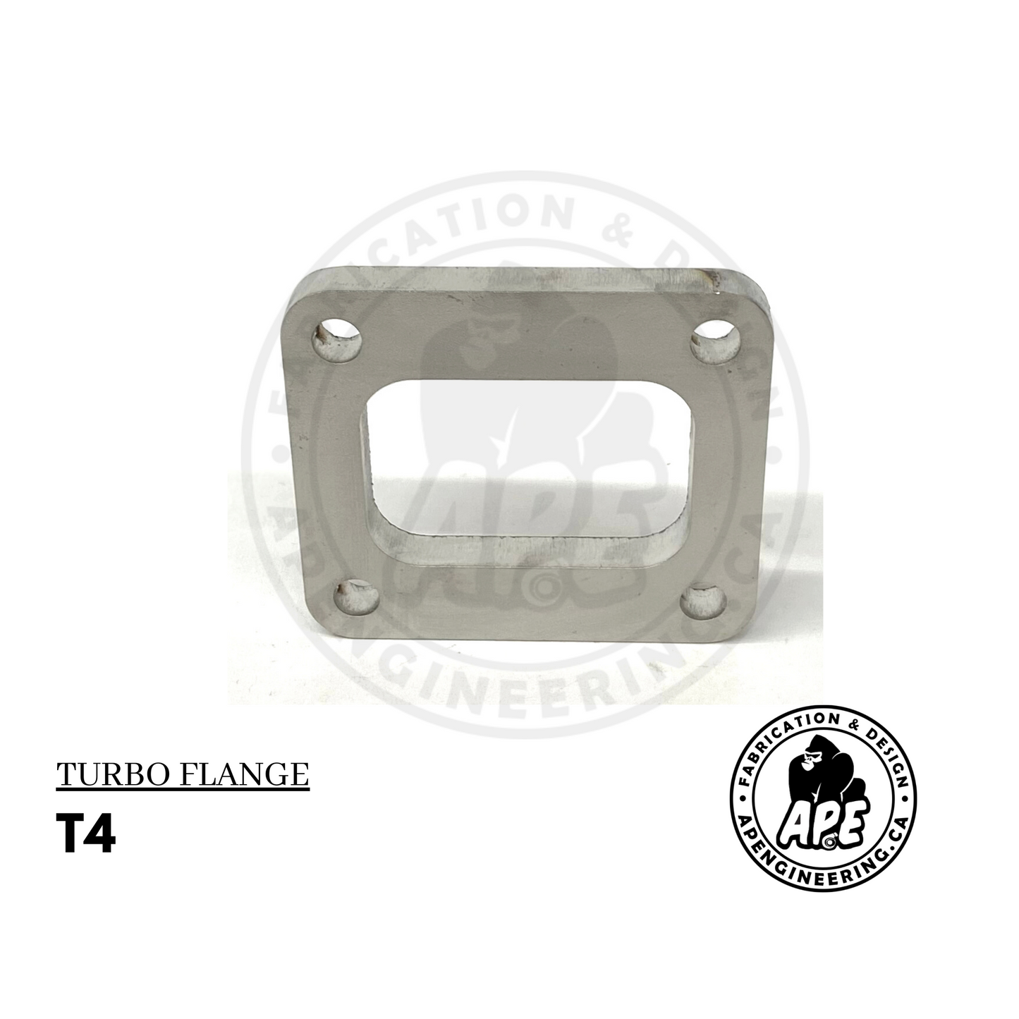 T4 TURBO FLANGE - 304 STAINLESS STEEL