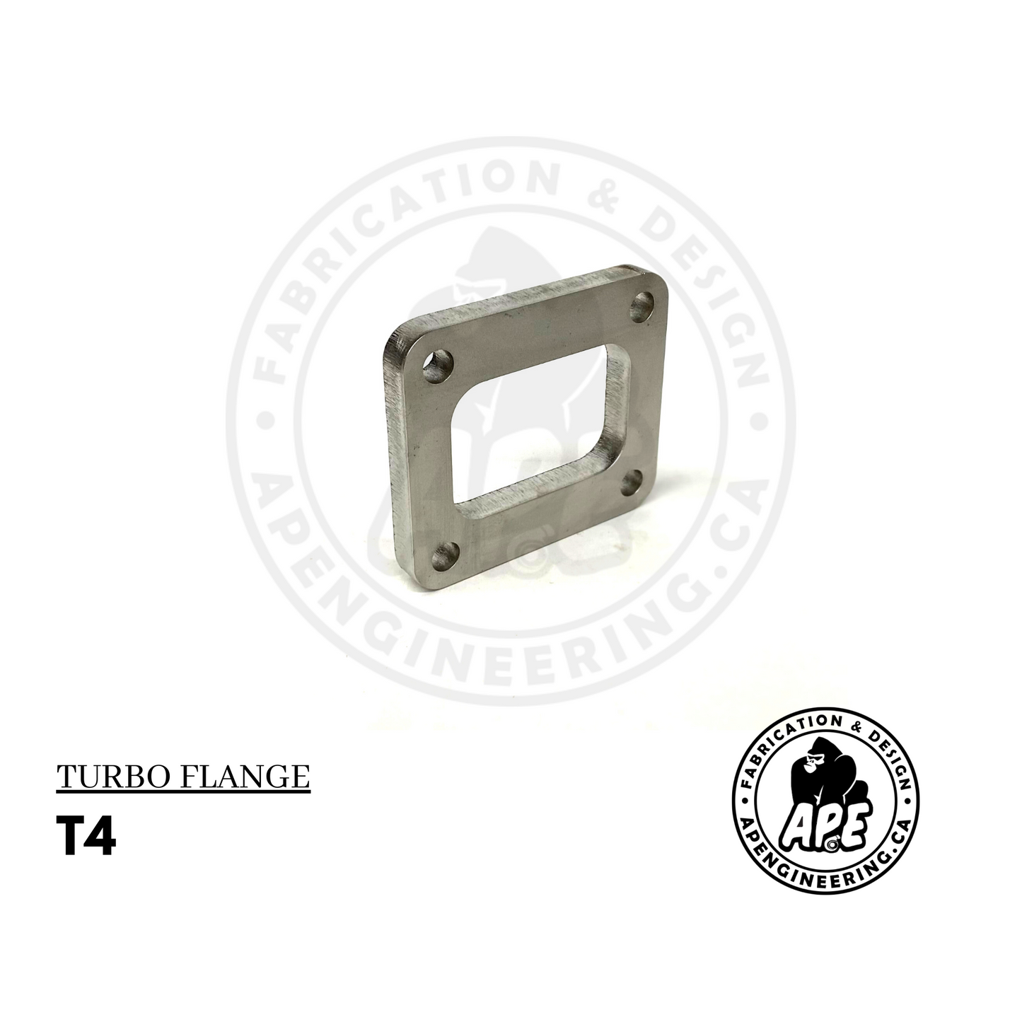 T4 TURBO FLANGE - 304 STAINLESS STEEL