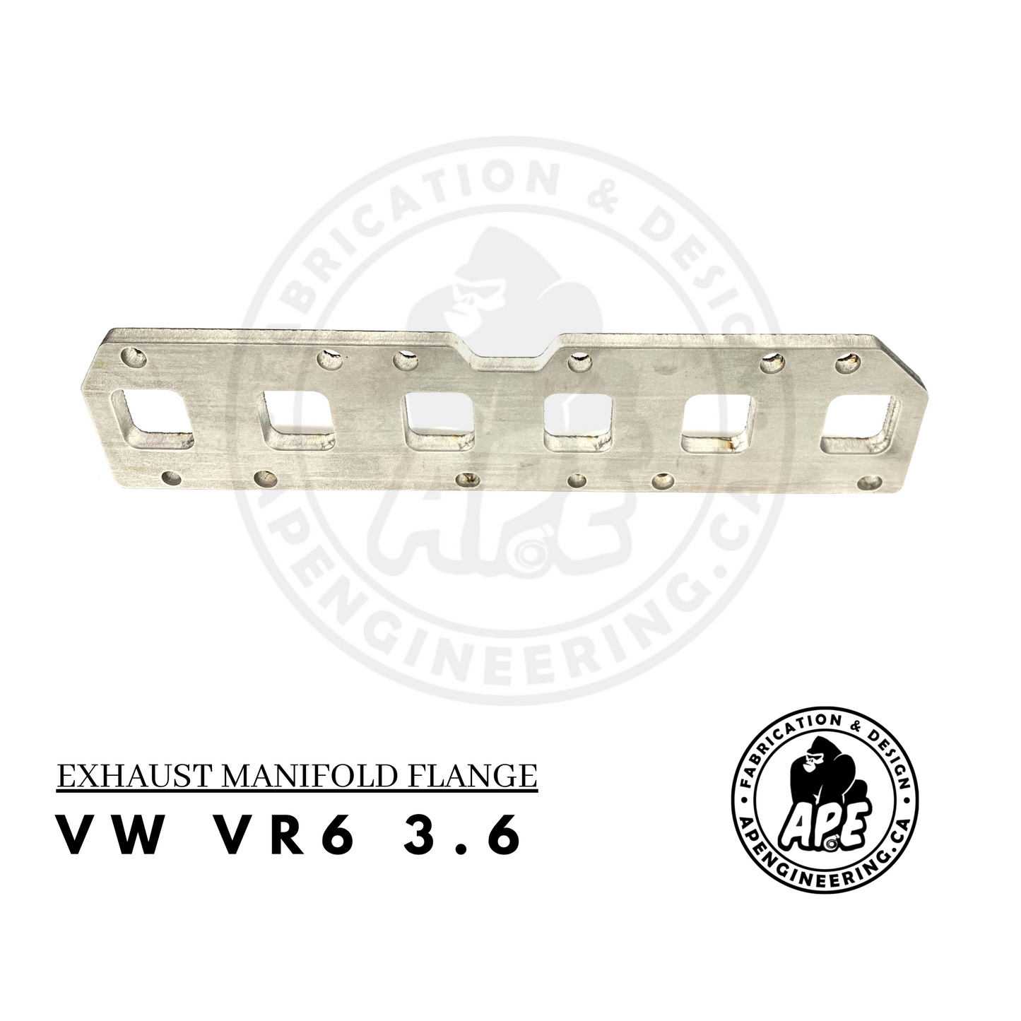 VOLKSWAGEN VW VR6 3.6 EXHAUST MANIFOLD FLANGE - 1/2 STAINLESS STEEL